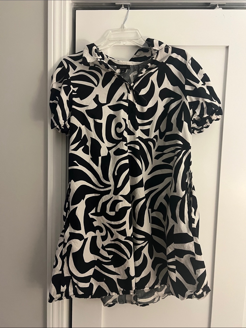 Black & White Patterned Dress